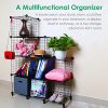 TomCare Cube Storage 9-Cube Metal Wire Cube Storage Storage