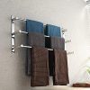 L.T LIGHTS Rustproof Stainless Steel Hand Polishing Finished Three Towel Bars