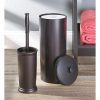 mDesign MetroDecor Toilet Bowl Brush, Plunger/Toilet Paper Holder