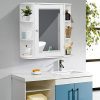 Tangkula Bathroom Cabinet Single Door Wall Mount