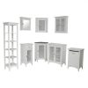 Elegant Home Fashions Madison Collection Shelved Wall Cabinet