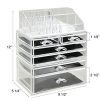 Finnhomy 3 Tier Acrylic Makeup Cosmetic Jewelry Diamond Organizer