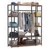 Tribesigns Free Standing Closet Organizer, Heavy Duty Clothes Closet Storage