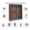 Korie Clothes Closet Portable Wardrobe Closet Organizer Storage