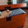 Southern Enterprises Pyramid Storage Trunk Cocktail Table