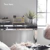 Beautify Mirrored Vanity Tray for Dresser Jewelry and Perfume Tray