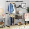 Whitmor Double Rod Freestanding Closet Heavy Duty