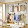 GoldCart Potable Garment Rack, Height 160-320  cm