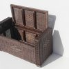 Bruno Handmade 32 Inch Rattan Wicker Chest Storage Trunk Organizer