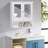 Tangkula Bathroom Cabinet, Home Kitchen Living Room Double Mirror