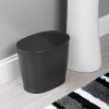 mDesign Modern Plastic Bathroom Storage and Cleaning Accessory Set