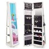 TWING Jewelry Organizer Jewelry Cabinet 360 Rotating