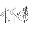 Elegant Black Metal 14 Hook Spiral Coat Hanger - Stylish Storage Solution for Coats, Hats, and More