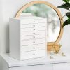 SONGMICS Jewelry Box, 8-Layer Large Jewelry Case