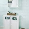 Elegant Home Fashions Dawson Collection Shelved Wall Cabinet
