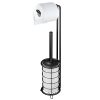InterDesign Forma Free Standing Toilet Paper Holder and Toilet Bowl