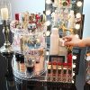 CC MALL Makeup Organizer, 360-Degree Rotating Adjustable