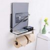 Toilet Paper Holder with Magazine Rack, APL Bathroom Accessories