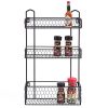 MyGift 3-Tier Rustic Chicken Wire Wall Hanging Bathroom Organizer