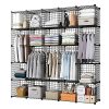 KOUSI Wire Storage Cubes Modular Metal Cubbies Organizer