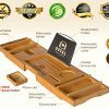 Royal Craft Wood Luxury Bathtub Caddy Tray, One or Two Person