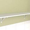 ClosetMaid Wood Shelf with Hang Rod, 3-Foot X 10-Inch