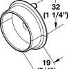 Hafele Closet Rod Round - with End Supports, Synergy Collection