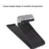 Maximize Closet Space with Open-Ended Pants Hanger – 10-Pack Gold