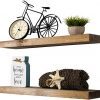 Imperative Décor Floating Shelves Rustic Wood Wall Shelf USA Handmade