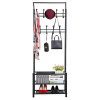 Yaheetech Hall Tree Metal Entryway 18 Hooks Coat Rack