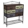 Household Essentials Victorian 8-Drawer Chest | Storage Dresser