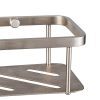 Maykke Blossom Wall Mounted Corner Shower Basket Bathroom