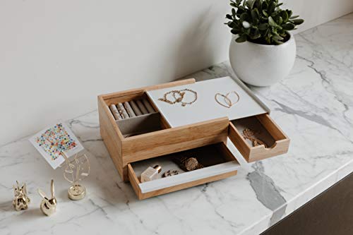 Umbra Stowit Jewelry Box - Modern Keepsake Storage Organizer