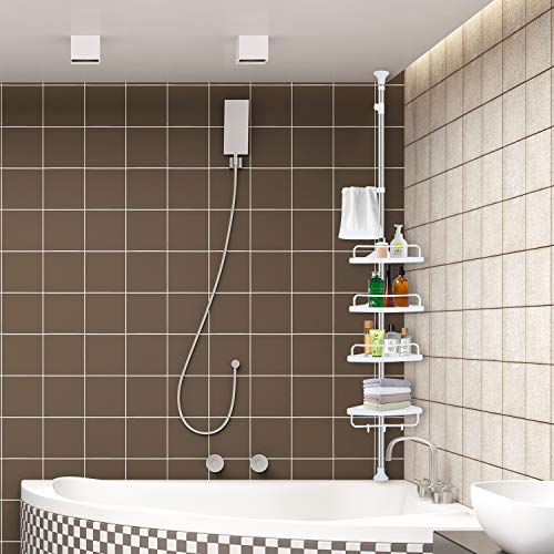 YEETE HOME Adjustable Constant Corner Shower Caddy