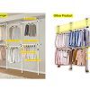 PRINCE HANGER, 1-Touch Triple 2-Tier Adjustable, Heavy Duty