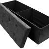 Sorbus Storage Ottoman Bench - Collapsible/Folding Bench Chest