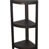 Decoteak Oasis 3-Tier Teak Corner Shower Shelf