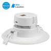 TORCHSTAR 4 PACK 6" LED Recessed Downlight with Junction Box