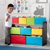 Delta Children Deluxe Multi-Bin Toy Organizer with Storage Bins