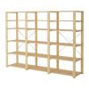 Ikea 3 sections/shelves, softwood