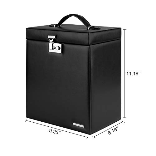 Homde Jewelry Box Girls Fully Locking Organizer for Necklace Earrings