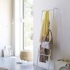 YAMAZAKI home Leaning Ladder Rack, White