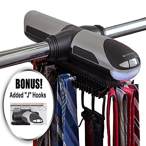 ClosetMate Motorized Tie Rack - Battery Operated Electric tierack