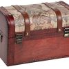 Juvale Wooden Chest Trunk, 3-Piece Storage Trunk and Chests