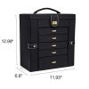 Uptizer Jewelry Box Organizer Functional Huge Lockable