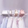 Hershii Tension Shelf Expandable Rod Closet System Heavy Duty Clothes