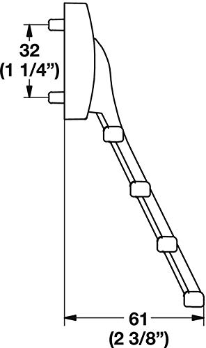 Hafele Tie Hook, 8 Hook Rack, Synergy Collection