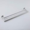Hoooh 4-Piece Bathroom Accessories Set Brushed Stainless Steel Wall Mount