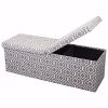 Otto & Ben 45" Storage Folding Toy Box Chest with Smart Lift Top