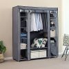 SONGMICS 59 Inch Closet Organizer Wardrobe Closet Portable Closet shelves